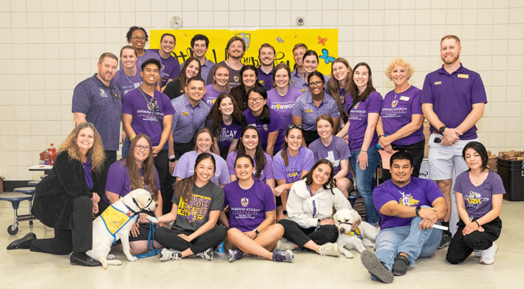 The HSU College of Health Professions at the Ortiz "Spring into Health" Fair